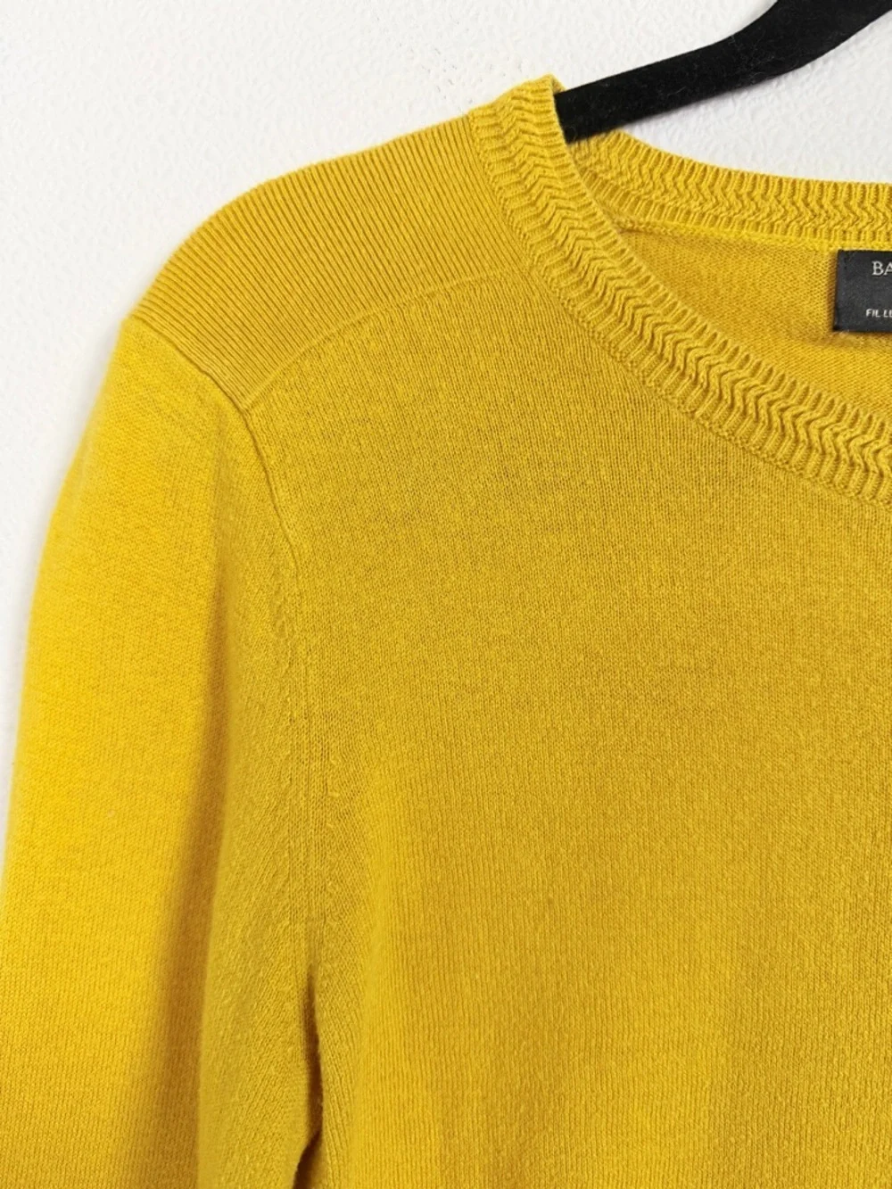 Banana Republic Mustard Cardigan Size Small Cashmere Blend Button Front - Picture 6 of 16